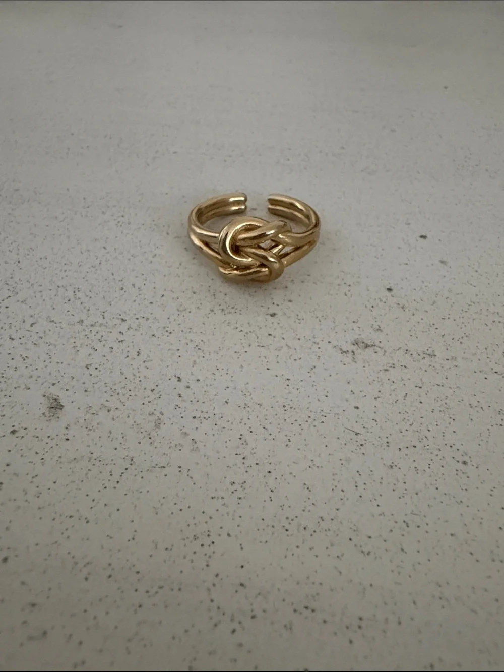 Gold Knot Open Band Ring - Women's Fashion Jewelry